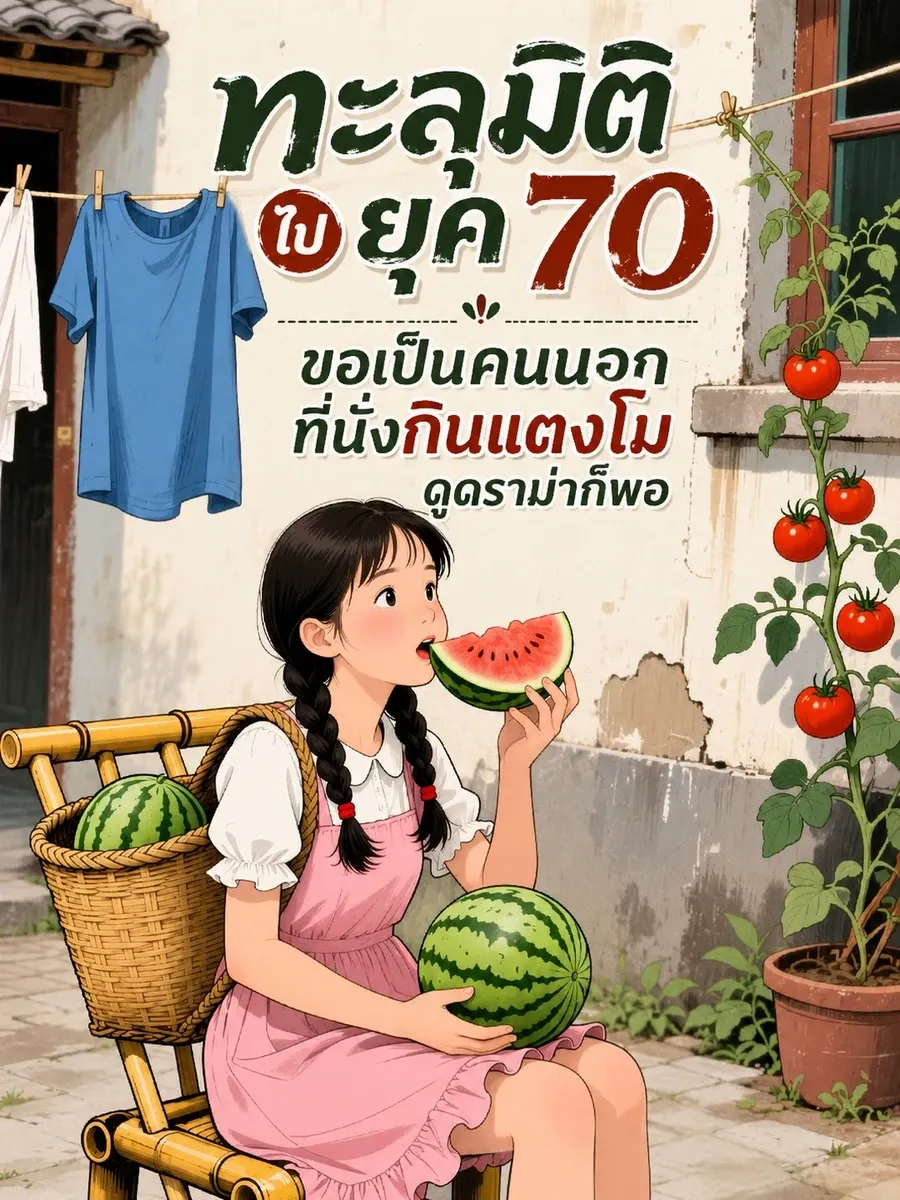 (จบแล้ว) "ทะลุมิติไปยุค 70: ขอเป็นคนนอกที่นั่งกินแตงโมดูดราม่าก็พอ"