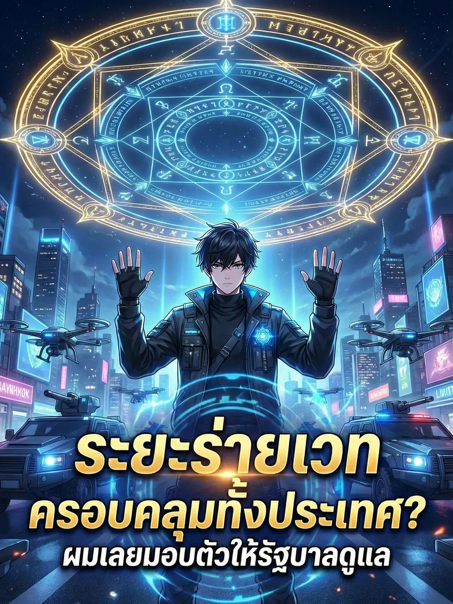 ระยะร่ายเวทครอบคลุมทั้งประเทศ ผมเลยมอบตัวให้รัฐบาลดูแล