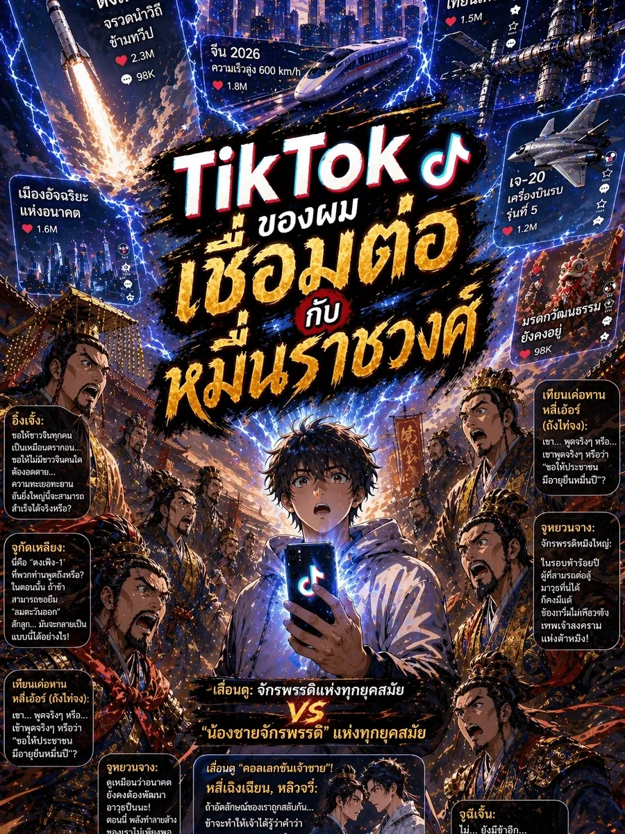 ติ๊กต็อกของผมเชื่อมต่อกับหมื่นราชวงศ์