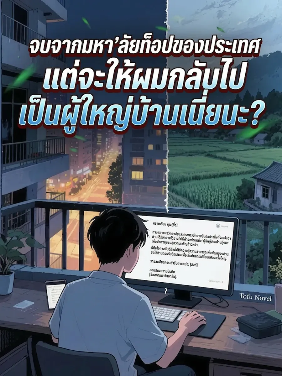 จบจากมหา’ลัยท็อปของประเทศ แต่จะให้ผมกลับไปเป็นผู้ใหญ่บ้านเนี่ยนะ?