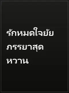รักหมดใจยัยภรรยาสุดหวาน