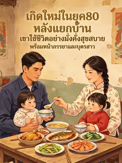 เกิดใหม่ในยุค80 หลังแยกบ้าน เขาใช้ชีวิตอย่างมั่งคั่งสุขสบายพร้อมหน้าภรรยาและบุตรสาว