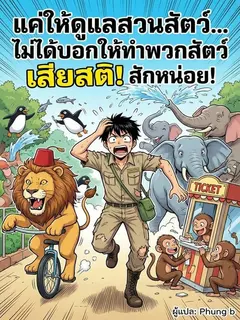 แค่ให้ดูแลสวนสัตว์ ไม่ได้บอกให้ทำพวกสัตว์เสียสติสักหน่อย