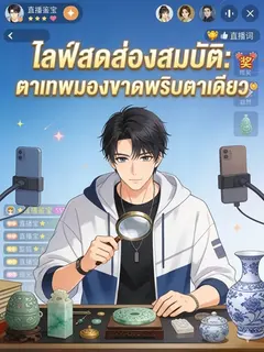 ไลฟ์สดส่องสมบัติ: ตาเทพมองขาดพริบตาเดียว