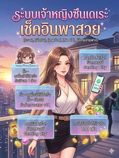 ระบบเจ้าหญิงซึนเดเระ เช็คอินพาสวย