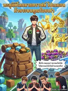 ทะลุมิติโลกมายคราฟต์ โปเกมอน ด้วยระบบคูณร้อยเท่า