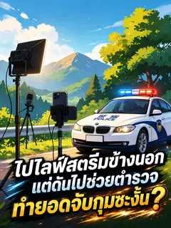 [จบแล้ว]ไปไลฟ์สตรีมข้างนอก แต่ดันไปช่วยตำรวจทำยอดจับกุมซะงั้น?