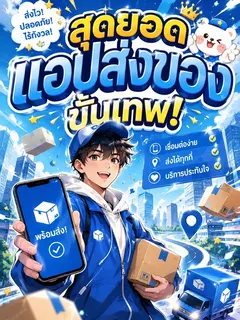 สุดยอดแอปส่งของขั้นเทพ!