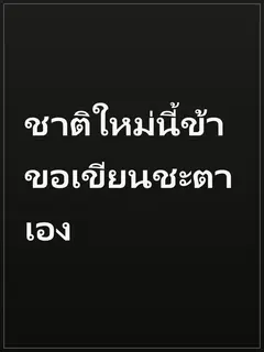 ชาติใหม่นี้ข้าขอเขียนชะตาเอง