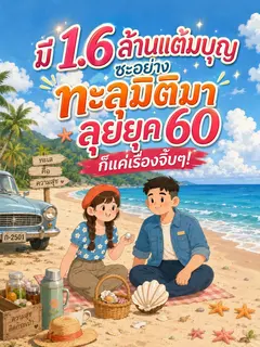 มี 1.6 ล้านแต้มบุญ ซะอย่าง ทะลุมิติมาลุยยุค 60 ก็แค่เรื่องจิ๊บๆ!