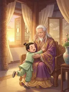 เสด็จปู่หยุดร้องไห้ หลานรักกลับมาแล้ว