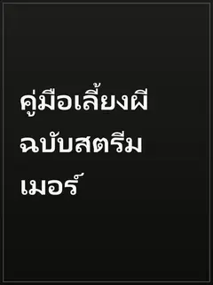 คู่มือเลี้ยงผีฉบับสตรีมเมอร์