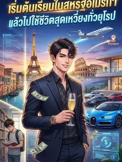 เริ่มต้นเรียนในสหรัฐอเมริกา แล้วไปใช้ชีวิตสุดเหวี่ยงทั่วยุโรป