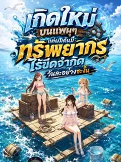 เกิดใหม่บนแพผุๆ แต่ผมดันมีทรัพยากรไร้ขีดจำกัดวันละอย่างซะงั้น