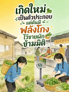 "เกิดใหม่เป็นตัวประกอบ แต่ดันมีพลังโกงไว้ขายผักข้ามมิติ"
