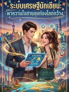 ระบบเศรษฐีนักเขียน พาหวานใจสายลุยท่องโลกกว้าง