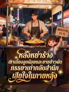 หลังหย่าร้าง เขาเลี้ยงลูกน้อยและขายข้าวผัด ภรรยาเก่ากลับสำนึกเสียใจในภายหลัง
