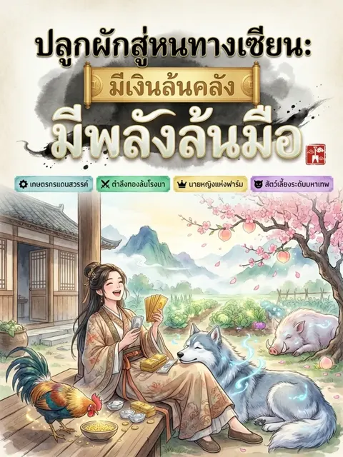 ปลูกผักสู่หนทางเซียน: มีเงินล้นคลัง มีพลังล้นมือ