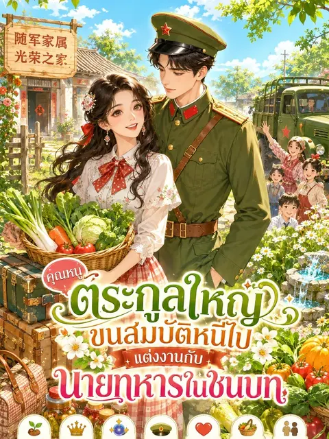 [จบแล้ว] ยุค 70: คุณหนูตระกูลใหญ่ ขนสมบัติหนีไปแต่งงานกับนายทหารในชนบท