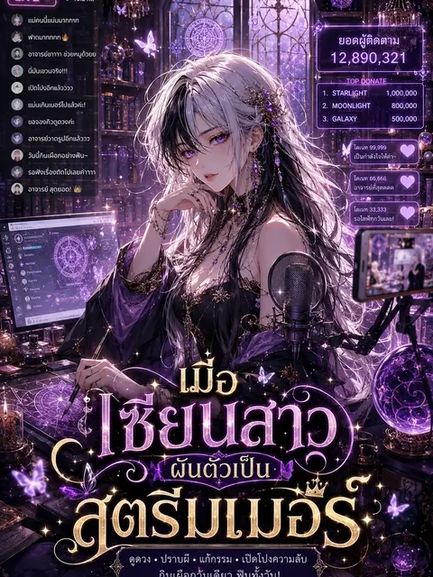 [จบแล้ว เปิดอ่านฟรี 100 ตอน] เมื่อเซียนสาวผันตัวเป็นสตรีมเมอร์!!!