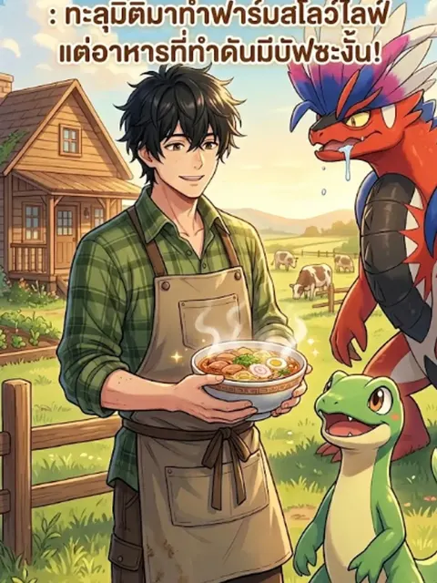 Pokemon Farm Story : ทะลุมิติมาทำฟาร์มสโลว์ไลฟ์ แต่อาหารที่ทำดันมีบัฟซะงั้น!