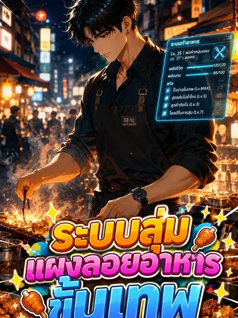 ระบบสุ่มแผงลอยอาหารขั้นเทพ