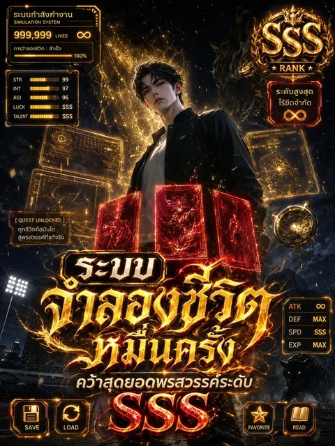 ระบบจำลองชีวิตหมื่นครั้งคว้าสุดยอดพรสวรรค์ระดับ SSS