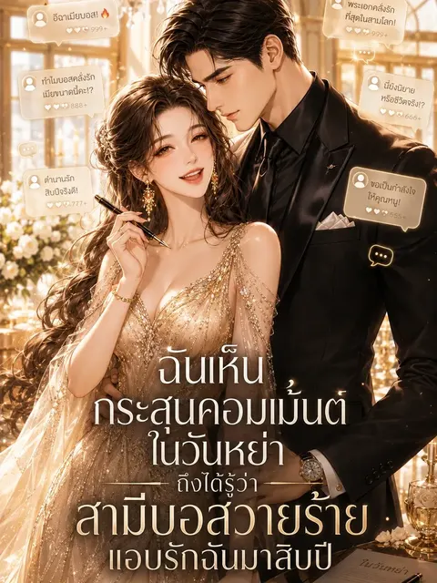 [จบแล้ว] ฉันเห็นกระสุนคอมเม้นต์ในวันหย่า ถึงได้รู้ว่าสามีบอสวายร้ายแอบรักฉันมาสิบปี