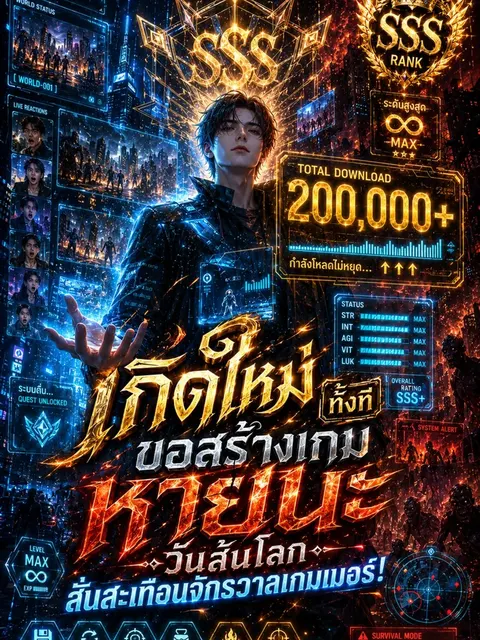 เกิดใหม่ทั้งที ขอสร้างเกมหายนะวันสิ้นโลกสั่นสะเทือนจักรวาลเกมเมอร์!