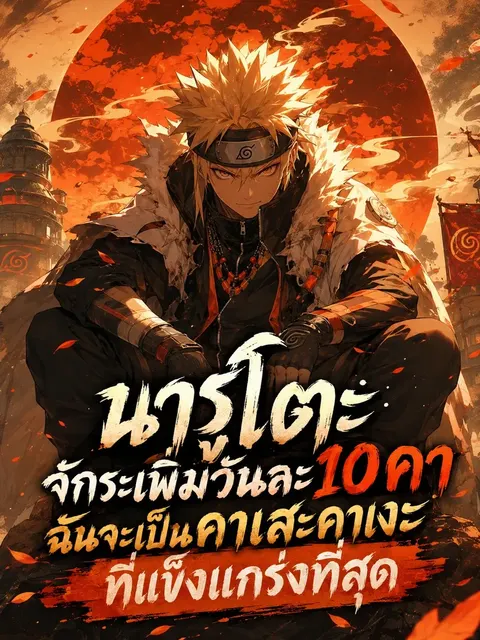 นารูโตะ: จักระเพิ่มวันละ 10 คา ฉันจะเป็นคาเสะคาเงะที่แข็งแกร่งที่สุด