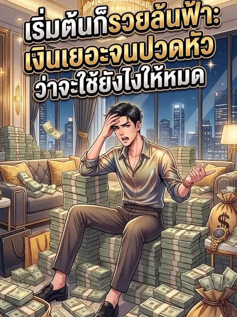 เริ่มต้นก็รวยล้นฟ้า: เงินเยอะจนปวดหัวว่าจะใช้ยังไงให้หมด