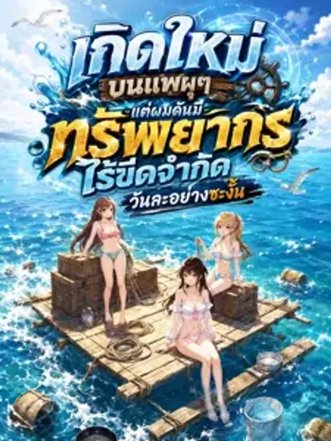 เกิดใหม่บนแพผุๆ แต่ผมดันมีทรัพยากรไร้ขีดจำกัดวันละอย่างซะงั้น