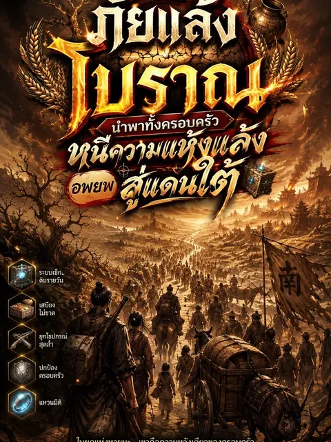 ภัยแล้งโบราณ นำพาทั้งครอบครัวหนีความแห้งแล้งอพยพสู่แดนใต้