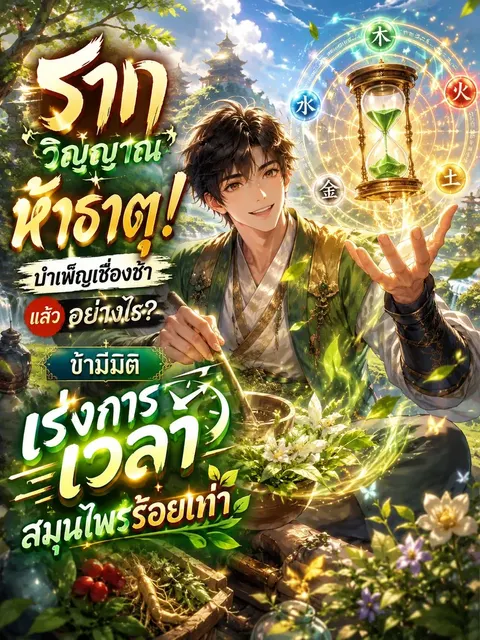 รากวิญญาณห้าธาตุบำเพ็ญเชื่องช้าแล้วอย่างไร? ข้ามีมิติเร่งกาลเวลาร้อยเท่า!