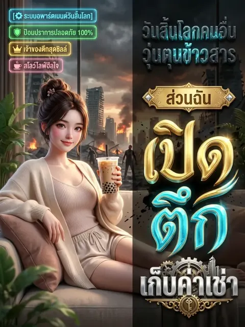 วันสิ้นโลกคนอื่นวุ่นตุนข้าวสาร ส่วนฉันเปิดตึกเก็บค่าเช่า