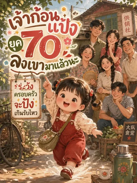 เจ้าก้อนแป้งยุค 70 ลงเขามาแล้วนะ ระวังครอบครัวจะปังเกินรับไหว