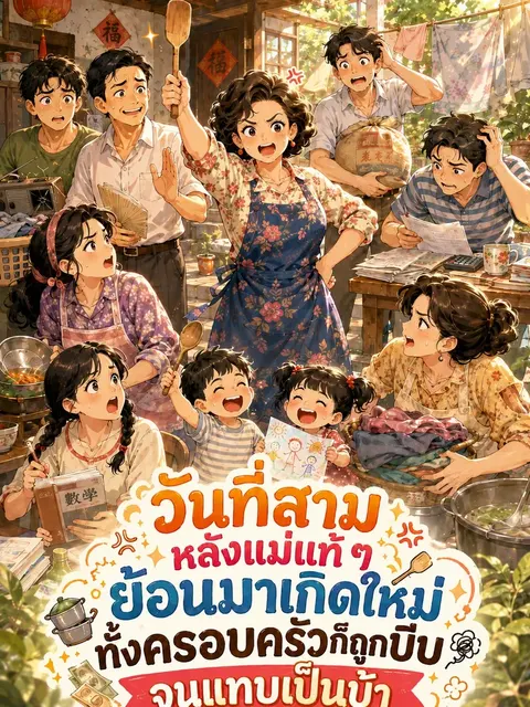 [จบแล้ว] วันที่สามหลังแม่แท้ ๆ ย้อนมาเกิดใหม่ ทั้งครอบครัวก็ถูกบีบจนแทบเป็นบ้า