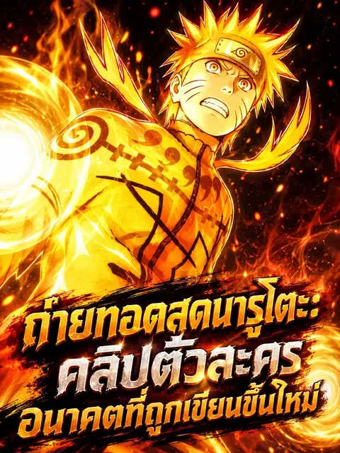 [ชนต้นฉบับ] ถ่ายทอดสดนารูโตะ: คลิปตัวละคร อนาคตที่ถูกเขียนขึ้นใหม่