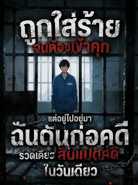 [อ่านฟรี 60 ตอน] ถูกใส่ร้ายจนต้องเข้าคุก แต่อยู่ไปอยู่มา ฉันดันก่อคดีรวดเดียวสิบแปดคดีในวันเดียว