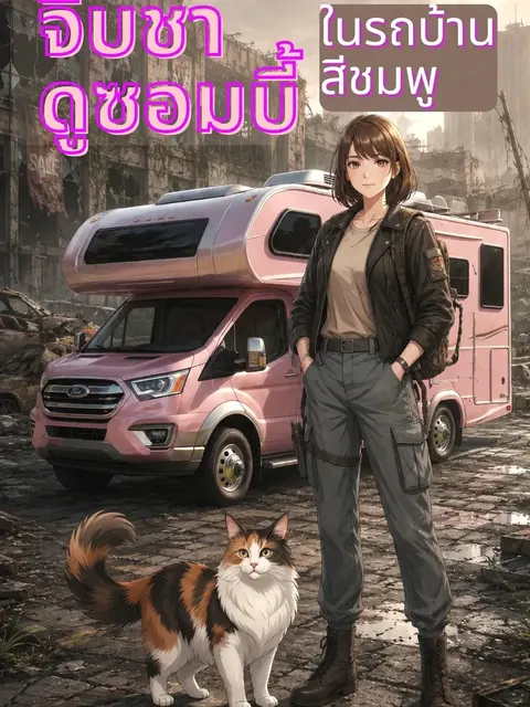 จิบชาดูซอมบี้ ในรถบ้านสีชมพู